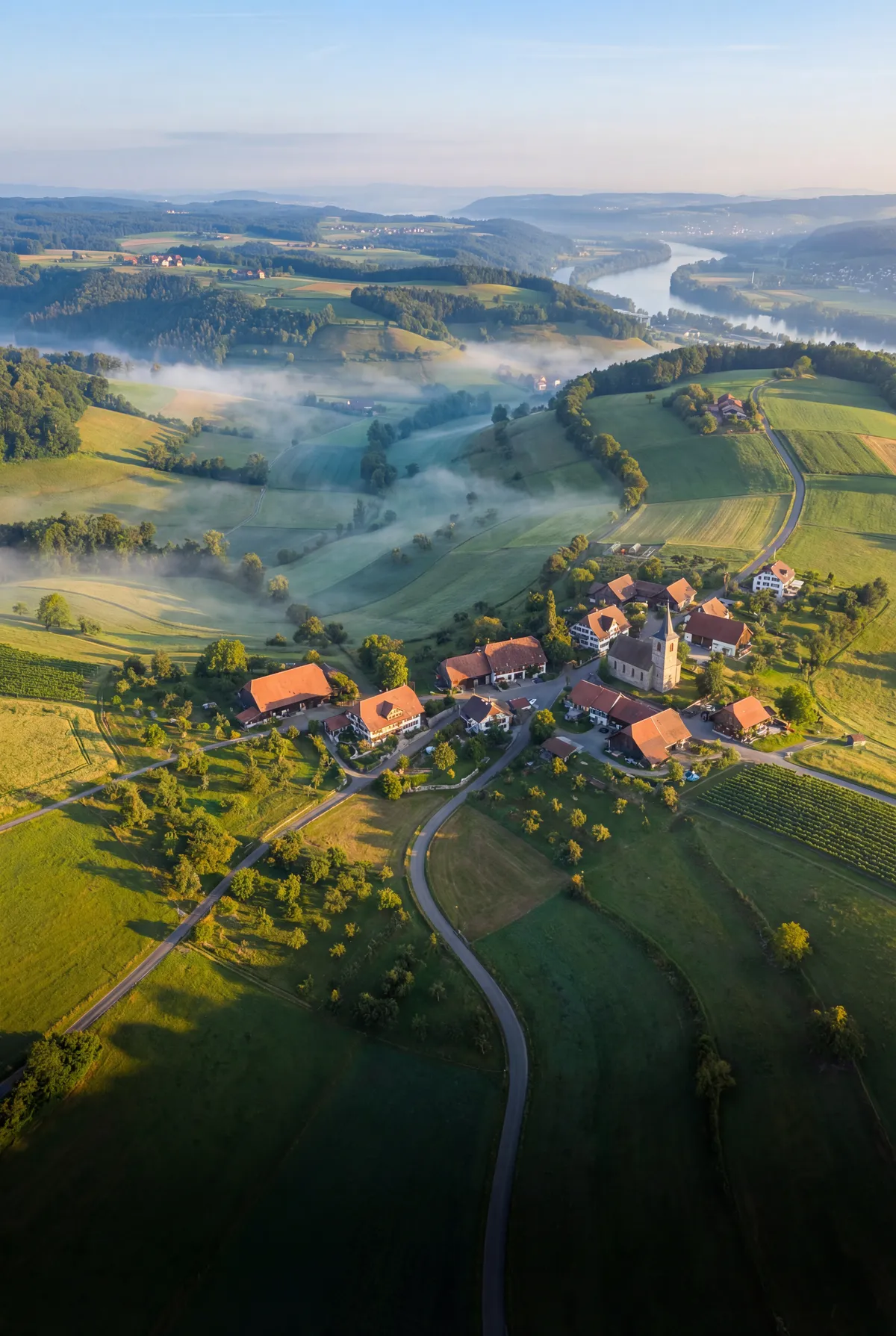 Drohnenaufnahmen Immobilien Schweiz — Luftbild