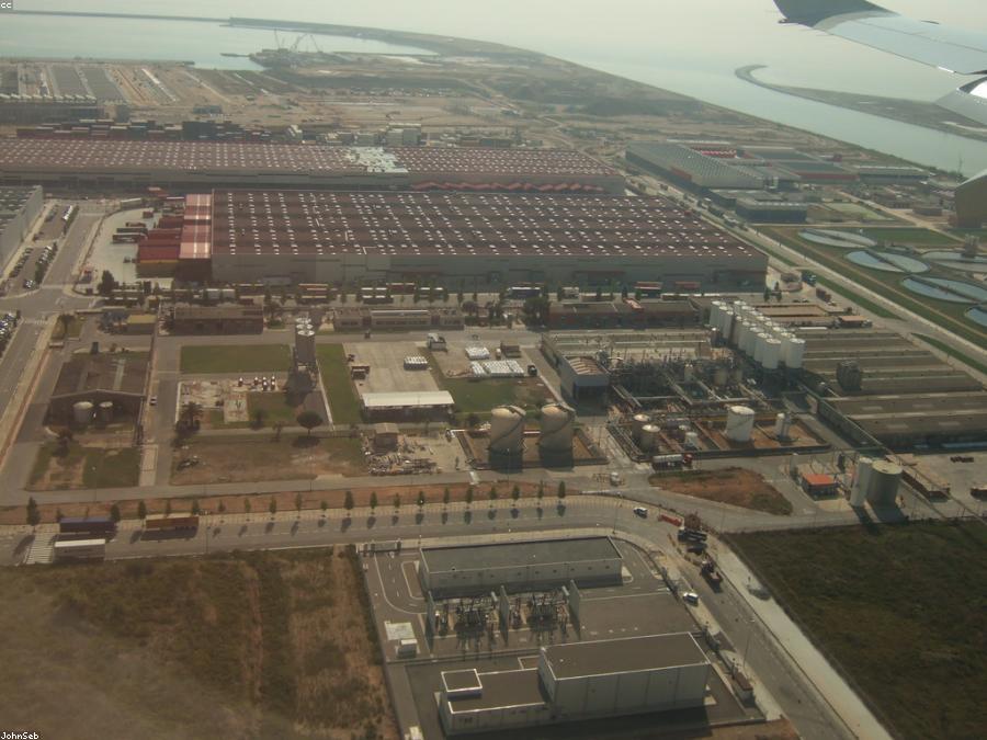Industrieareal aus der Luft (Stock-Bild Platzhalter)